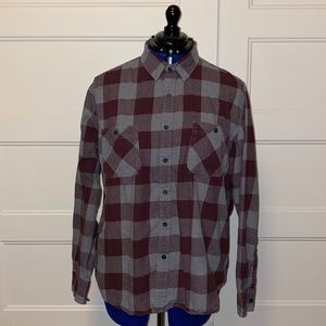 Maroon Arizona Jean Co Flannel Sz XXL